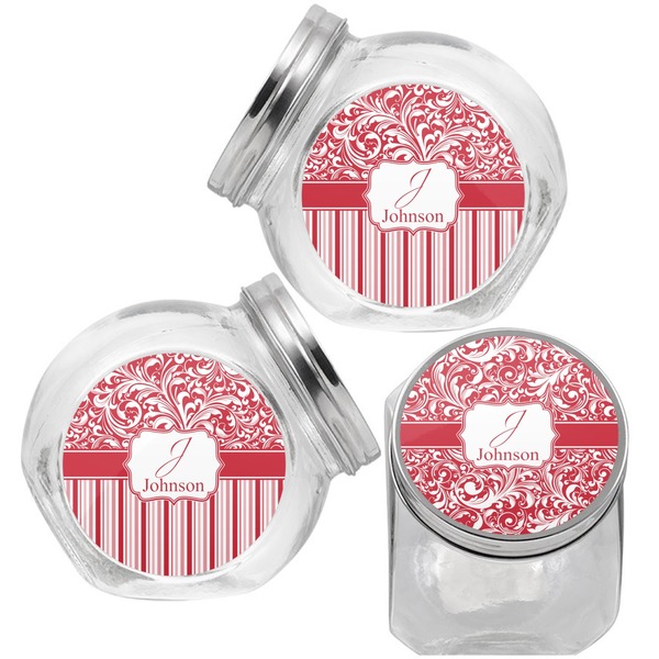 Swirl Puppy Treat Jar - Top Left Right