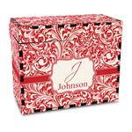 Swirl Wood Recipe Box - Full Color Print (Personalized)