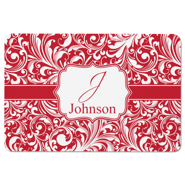 Swirl Rectangular Fridge Magnet - FRONT