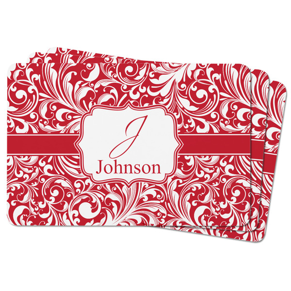 Swirl Rectangular Fridge Magnet - THREE