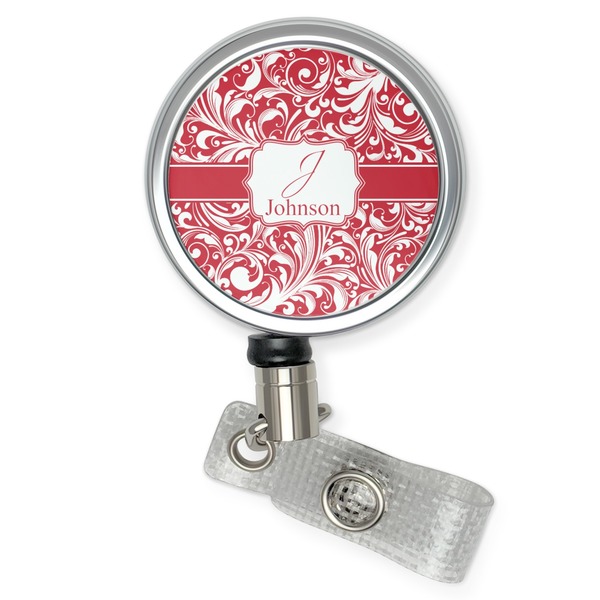 Custom Swirl Retractable Badge Reel (Personalized)