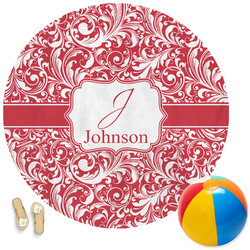 Swirl Round Beach Towel (Personalized)