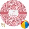 Swirl Round Beach Towel (Personalized)