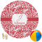 Swirl Round Beach Towel (Personalized)