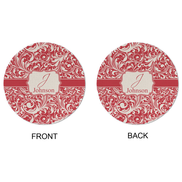 Swirl Round Linen Placemats - APPROVAL (double sided)