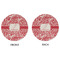 Swirl Round Linen Placemats - APPROVAL (double sided)