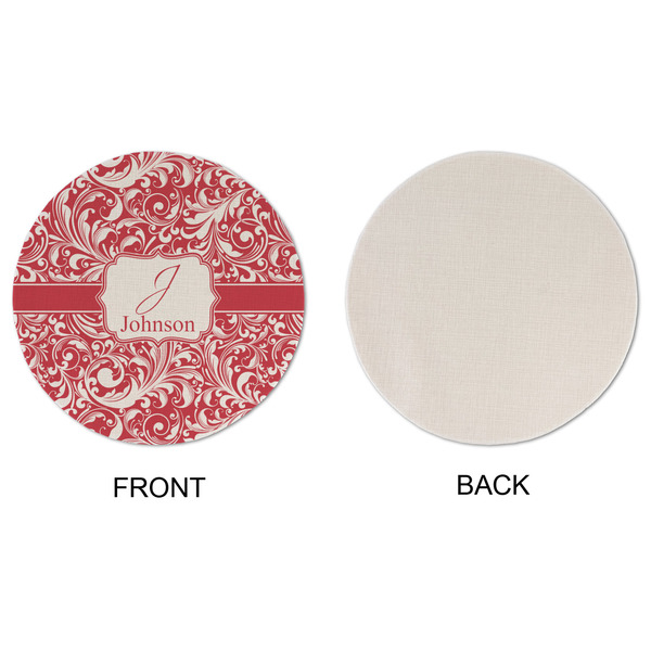 Swirl Round Linen Placemats - APPROVAL (single sided)