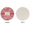 Swirl Round Linen Placemats - APPROVAL (single sided)