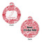 Swirl Round Pet Tag - Front & Back