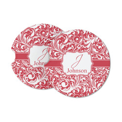 Swirl Sandstone Car Coasters (Personalized)