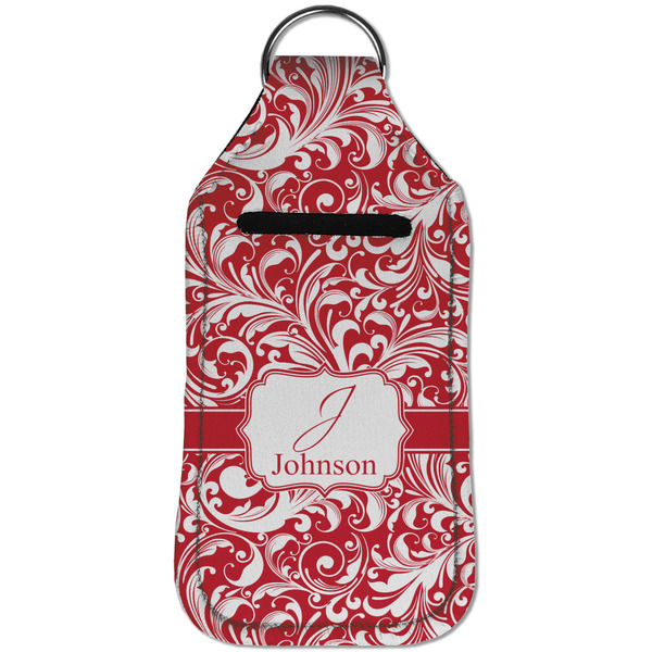 Swirl Sanitizer Holder Keychain - Large (Front)