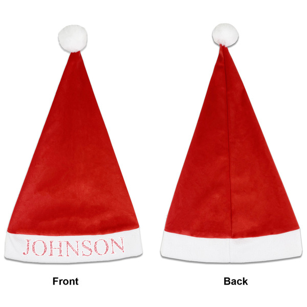 Swirl Santa Hats - Front and Back (Single Print) APPROVAL