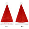 Swirl Santa Hats - Front and Back (Single Print) APPROVAL