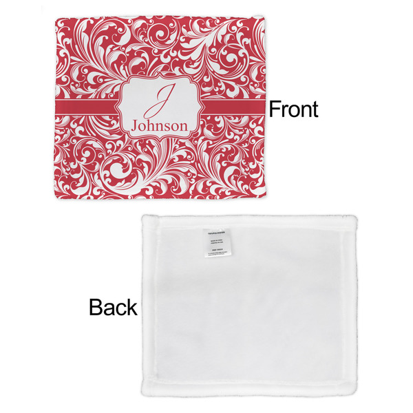 Swirl Security Blanket - Front & White Back View