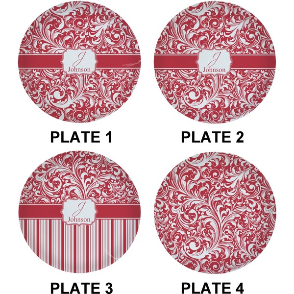 Swirl Set of Lunch / Dinner Plates (Approval)