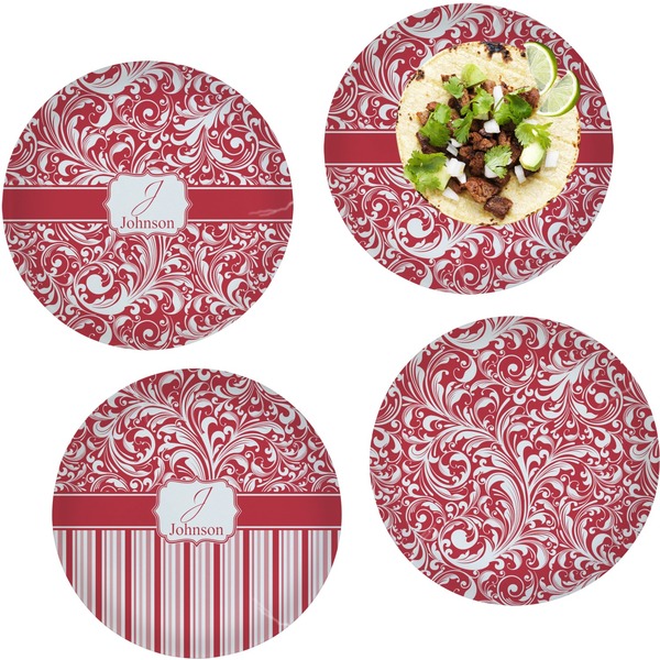 Swirl Set of Lunch / Dinner Plates