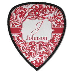 Swirl Iron on Shield Patch A w/ Name and Initial