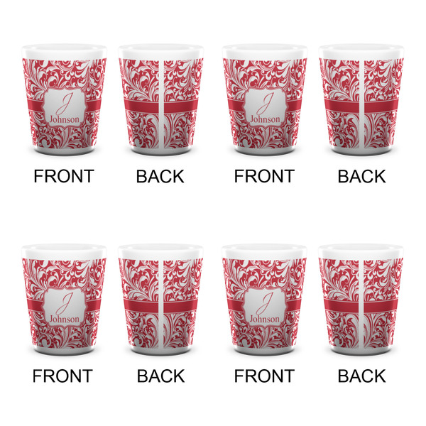 Swirl Shot Glass - White - Set of 4 - APPROVAL