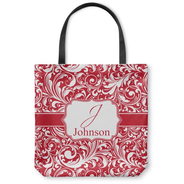 Custom Swirl Canvas Tote Bag (Personalized)