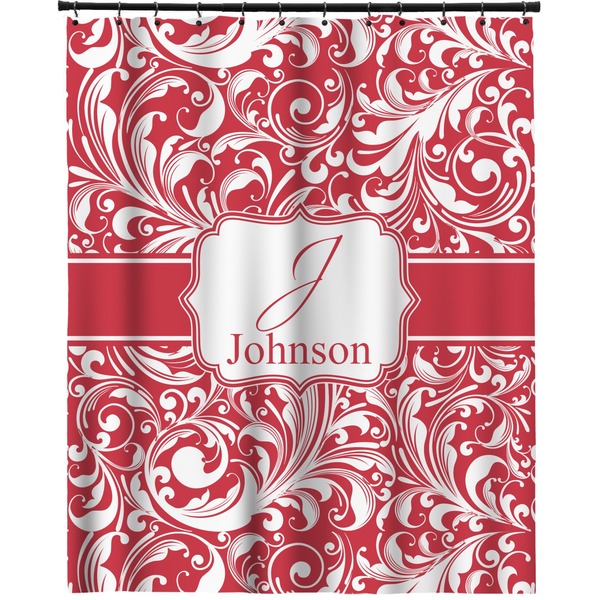 Custom Swirl Extra Long Shower Curtain - 70"x84" (Personalized)