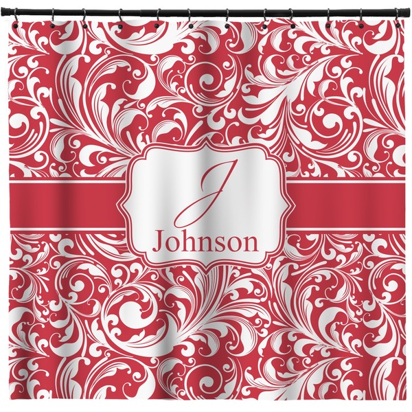 Custom Swirl Shower Curtain - 71" x 74" (Personalized)