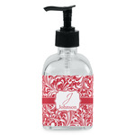 Swirl Glass Soap & Lotion Bottle - Single Bottle (Personalized)