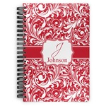Swirl Spiral Notebook - 7x10 w/ Name and Initial