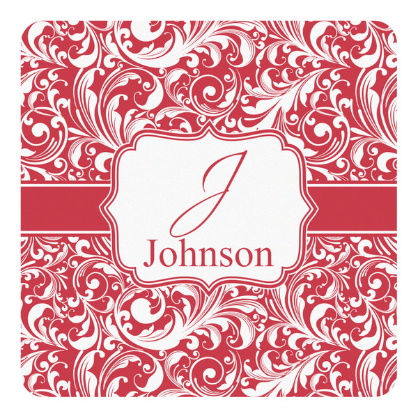 Custom Swirl Square Decal - Small (Personalized)