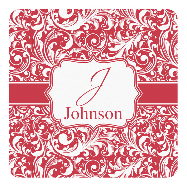 Custom Swirl Square Decal - Medium (Personalized)