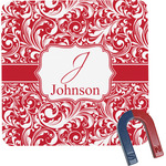Swirl Square Fridge Magnet (Personalized)
