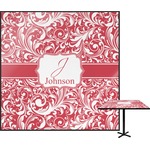 Swirl Square Table Top - 24" (Personalized)