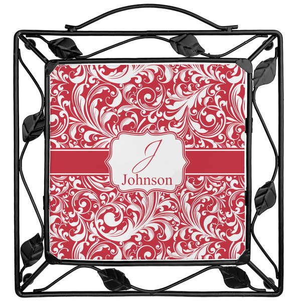 Custom Swirl Square Trivet (Personalized)