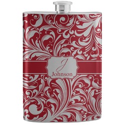 Swirl Stainless Steel Flask (Personalized)