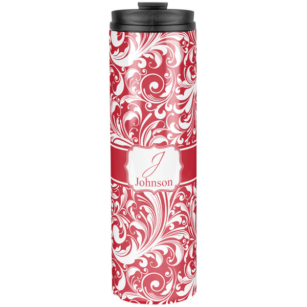 Custom Swirl Stainless Steel Skinny Tumbler - 20 oz (Personalized)
