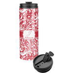 Swirl Stainless Steel Skinny Tumbler (Personalized)