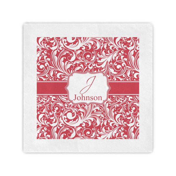 Custom Swirl Standard Cocktail Napkins (Personalized)
