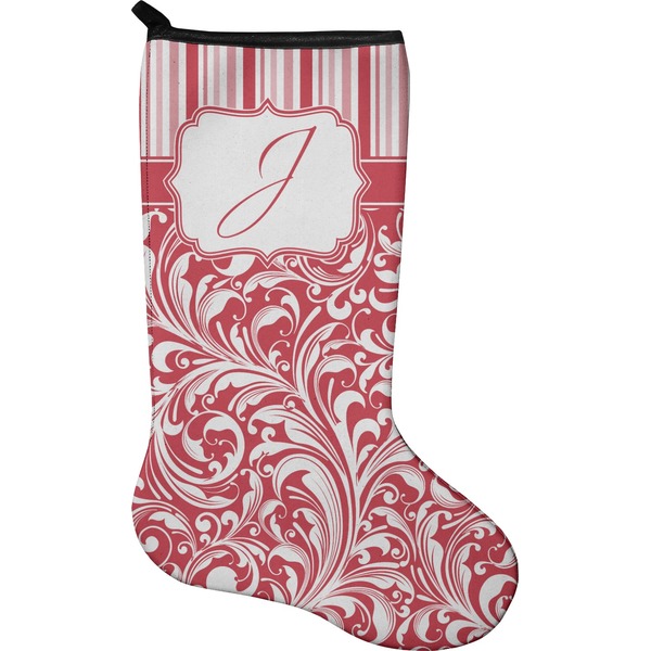 Custom Swirl Holiday Stocking - Neoprene (Personalized)