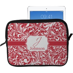 Swirl Tablet Case / Sleeve - Large (Personalized)