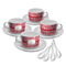 Swirl Tea Cup - Set of 4 (Personalized)