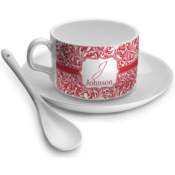 Custom Swirl Tea Cup - Single (Personalized)