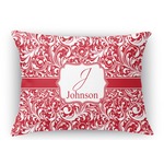 Swirl Rectangular Throw Pillow Case (Personalized)