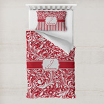 Swirl Toddler Bedding w/ Name and Initial