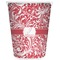 Swirl Waste Basket - Single Sided (White) (Personalized)