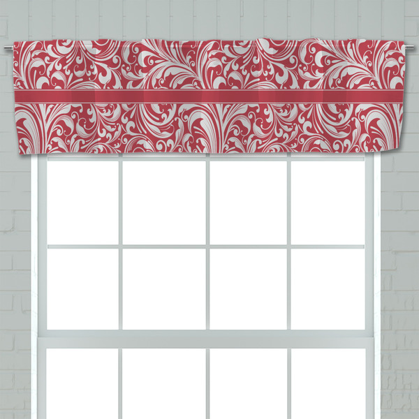 Swirl Valance - Closeup on window