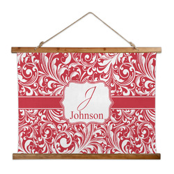 Swirl Wall Hanging Tapestry - Wide (Personalized)