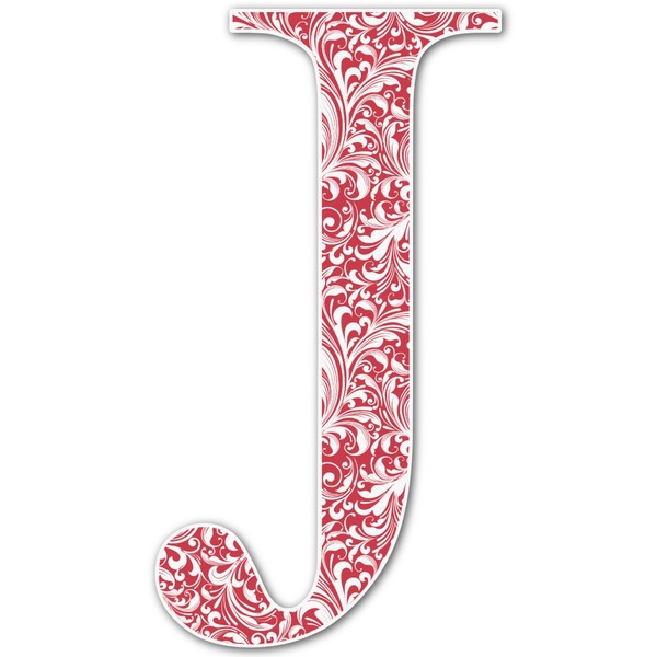 Custom Swirl Letter Decal - Large (Personalized)
