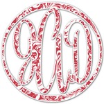 Swirl Monogram Decal - Large (Personalized)