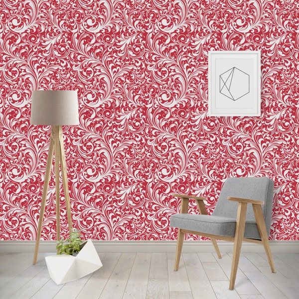 Custom Swirl Wallpaper & Surface Covering (Peel & Stick - Repositionable)