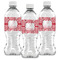 Swirl Water Bottle Labels - Front View