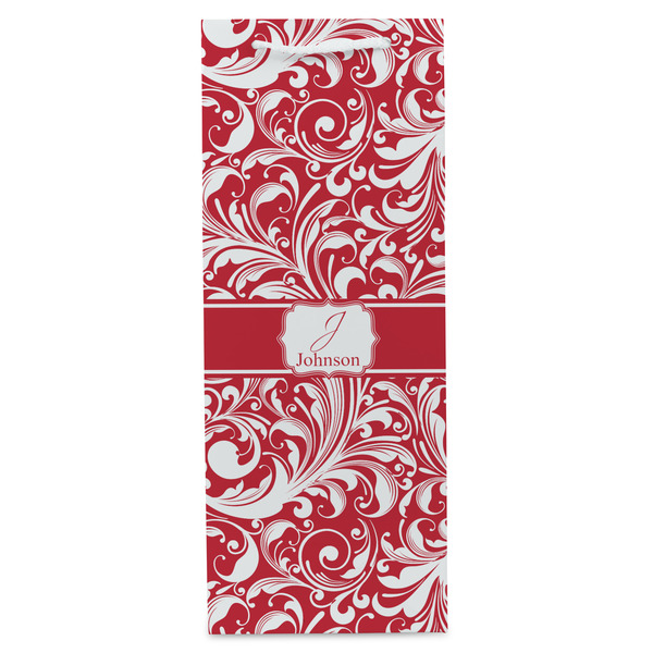 Swirl Wine Gift Bag - Gloss - Front